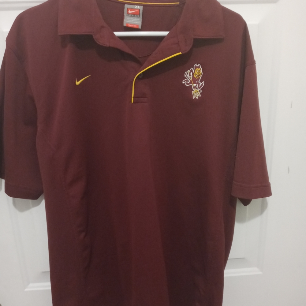 Nike FitDri Arizona State Sun Devils polo- Size XL